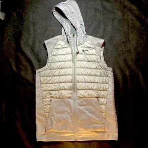 Mens Medium grey Nike puffer vest.
